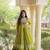 navratri cotton lehenga choli -bandhani print kurti with kutchi patchwork & flair - free size