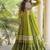 navratri cotton lehenga choli -bandhani print kurti with kutchi patchwork & flair - free size