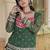 women navratri rayon lehenga choli with bandhani jacket - free size