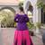 women navratri rayon lehenga choli with bandhani jacket - free size