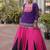 women navratri rayon lehenga choli with bandhani jacket - free size