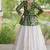 women navratri bandhani lehenga choli - cotton flair with kutchi gamthi patchwork - free size
