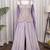Lavender silk embroidered wide-leg sharara set for wedding
