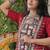 women cotton lehenga choli with kutchi patchwork -full stitched flair - free size
