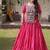 women cotton lehenga choli with kutchi patchwork -full stitched flair - free size