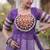 women bandhani print cotton lehenga choli with kutchi patchwork - free size