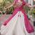 women bandhani print cotton lehenga choli with kutchi patchwork - free size