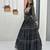 Black Color Thread, embroidery and codi work  faux georgette Lehenga Choli Set