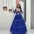 Blue Color Thread, embroidery and codi work  faux georgette Lehenga Choli Set