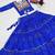 Blue Color Thread, embroidery and codi work  faux georgette Lehenga Choli Set