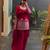 Pink sequins embroidered vichitra silk stitched salwar kameez