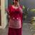 Pink sequins embroidered vichitra silk stitched salwar kameez