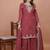 Mustard coding sequence embroidered faux georgette stitched salwar kameez