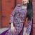 Wine sequence embroidered and real mirror work  tappeta silk stitched salwar kameez