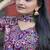 Wine sequence embroidered and real mirror work  tappeta silk stitched salwar kameez