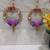 subh labh mini flower hanging for home decoration decor (pack of 2)
