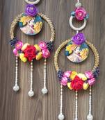 handmade hanging decorative door toran tassel home temple festival decorations (pack of 2)