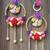 handmade hanging decorative door toran tassel home temple festival decorations (pack of 2)