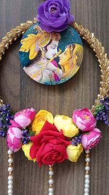 handmade hanging decorative door toran tassel home temple festival decorations (pack of 2) 4