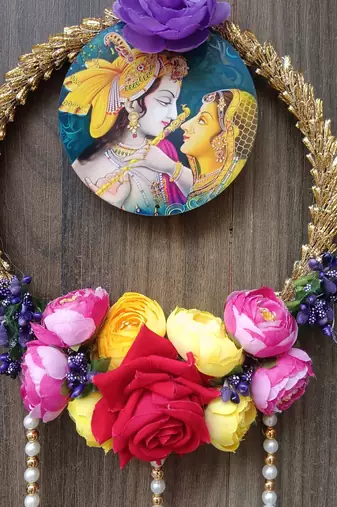 handmade hanging decorative door toran tassel home temple festival decorations (pack of 2)