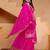 Pink sequins embroidered chinon stitched salwar kameez
