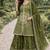 Mehendi coding sequence and double sequence 5mm and 3 mm embroidered chinon stitched salwar kameez