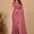 women   s peach designer embroidered blouse party wear & festive saree