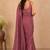 women   s peach designer embroidered blouse party wear & festive saree