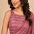 women   s peach designer embroidered blouse party wear & festive saree