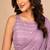 women   s lavender designer embroidered blouse party wear & festive saree