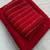 women   s red designer embroidered blouse party wear & festive saree