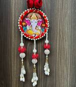 mdf ganesh ji latkan & moti chudi hanging for diwali decoration for home decoration (pack of 2)