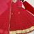 Navy georgette readymade anarkali suit with bandhej work