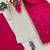 rani pink color beautiful embroidery and sequins work cotton kurti palazzo set