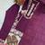 Purple rayon readymade suit with embroidery & thread work