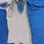 blue color beautiful embroidery and sequins work cotton kurti palazzo set