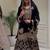 Black Color Embroidery,Sequence And Mirror Work Fuax Georgette Salwar Suit 