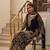 Black Color Embroidery,Sequence And Mirror Work Fuax Georgette Salwar Suit 