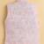Boys pink cotton blend kurta pyjama set with jacquard leaf pattern waistcoat