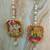 decorative laxmi ganesh ji moti latkan hanging decor  handmade toran door hanging pooja decor (pack of 2)