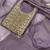 mauve color fancy beads and embroidery and sequence work and ready maid lace border silk blend kurti set