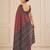 premium heavy chinon silk blend mirror work saree