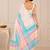 premium heavy chinon silk blend mirror work saree
