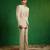 Soft ivory embroidered imported suiting jodhpuri jacket set