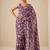 premium heavy chinon silk blend mirror work saree