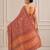 premium heavy chinon silk blend mirror work saree