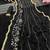 Heavy star georgette beads & lace work saree