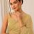 Heavy star georgette beads & lace work saree