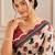premium heavy chinon silk blend mirror work saree