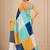 premium heavy chinon silk blend mirror work saree